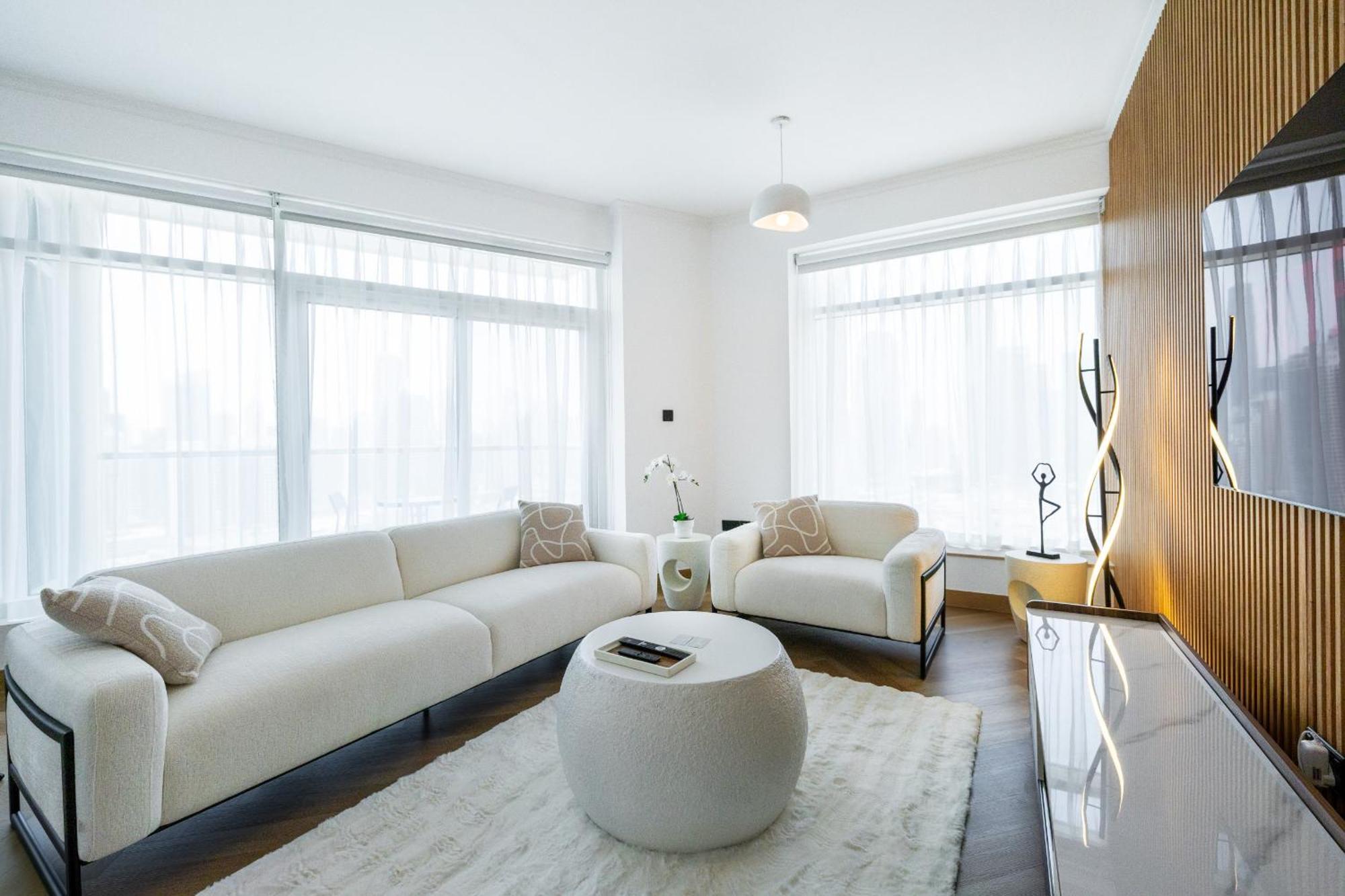 Upgraded Apartment With Stunning Burj Khalifa View Dubai Eksteriør billede