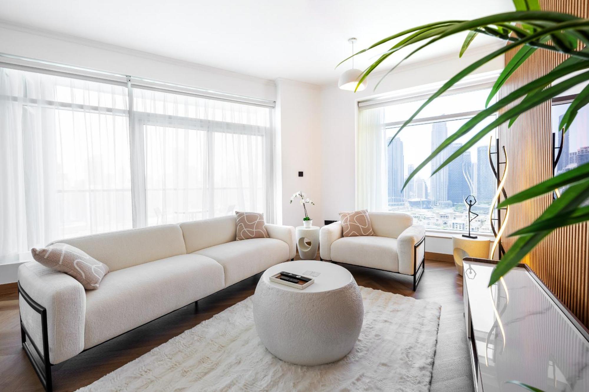 Upgraded Apartment With Stunning Burj Khalifa View Dubai Eksteriør billede