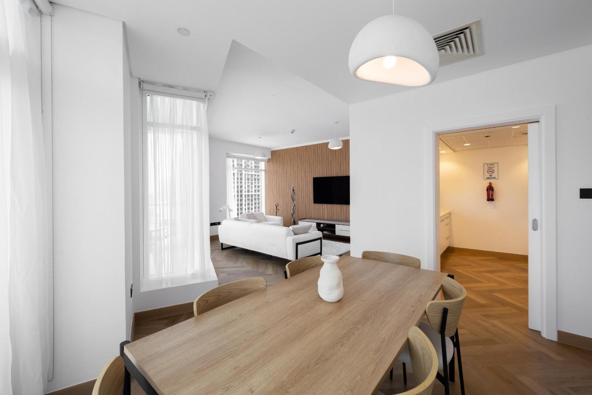 Upgraded Apartment With Stunning Burj Khalifa View Dubai Eksteriør billede