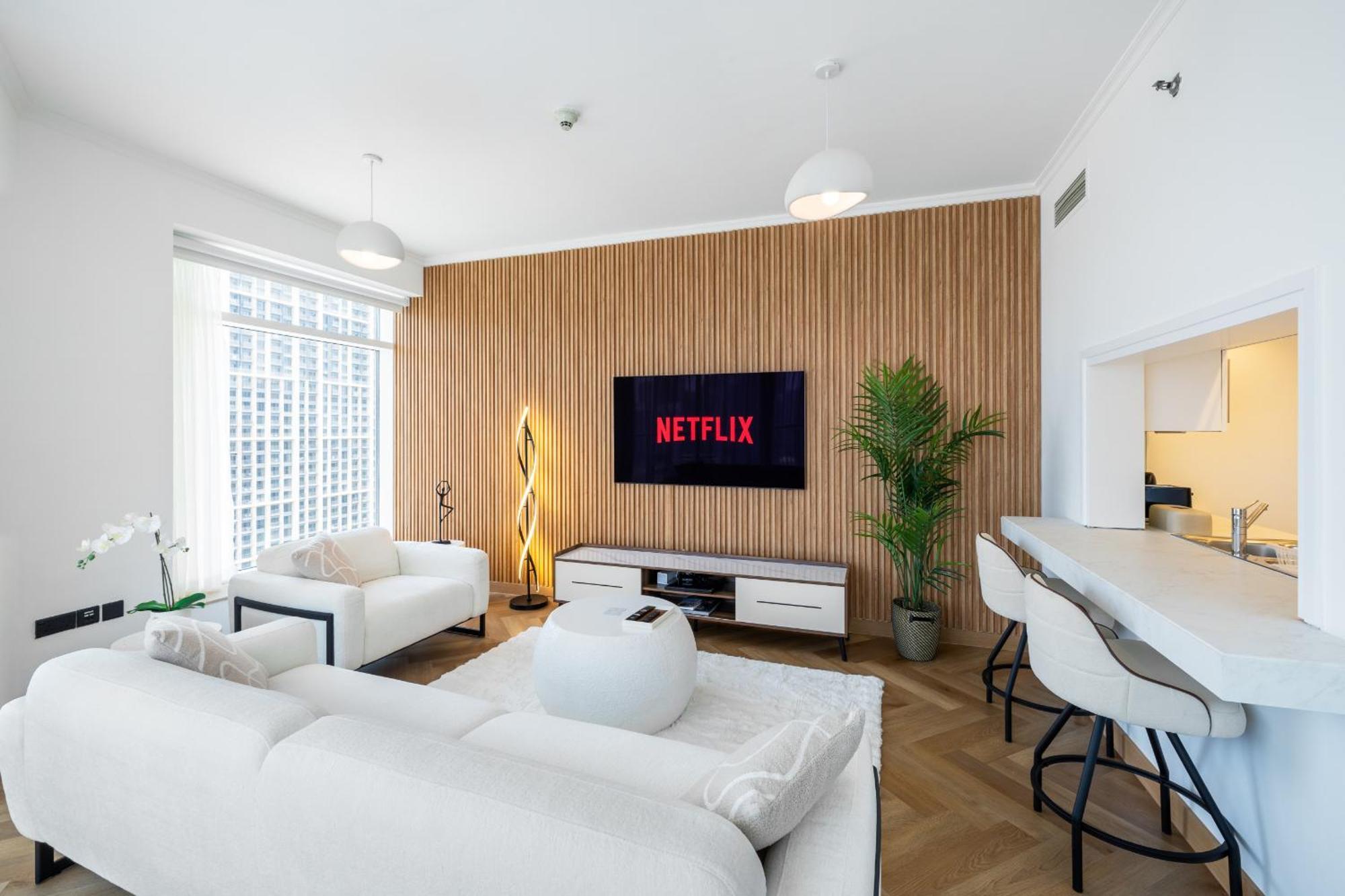 Upgraded Apartment With Stunning Burj Khalifa View Dubai Eksteriør billede