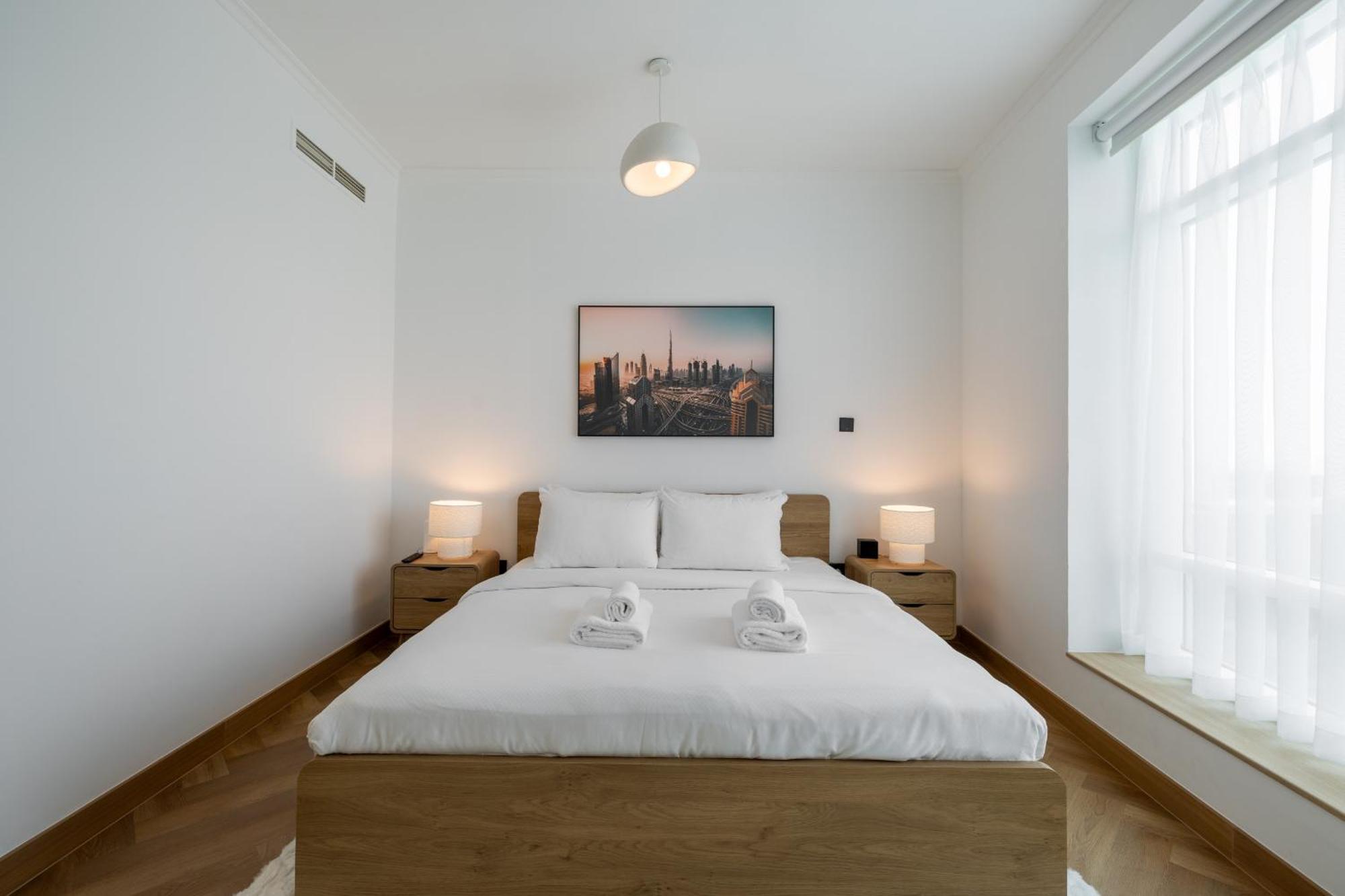 Upgraded Apartment With Stunning Burj Khalifa View Dubai Eksteriør billede